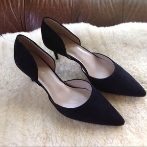 NEW Essex Lane Black Suede Pumps 10M